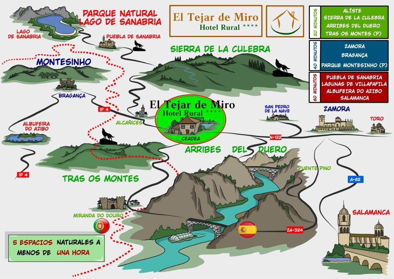 Hotel Rural El Tejar De Miro Ceadea Luaran gambar